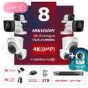 Integrated Home Package ( 8 4K/8MP-HD Digital Surveillance Cameras)