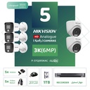 Integrated warehouse package (5 3K/6MP-HD digital surveillance cameras)