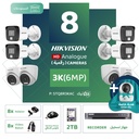 Integrated warehouse package (8 3K/6MP-HD digital surveillance cameras)