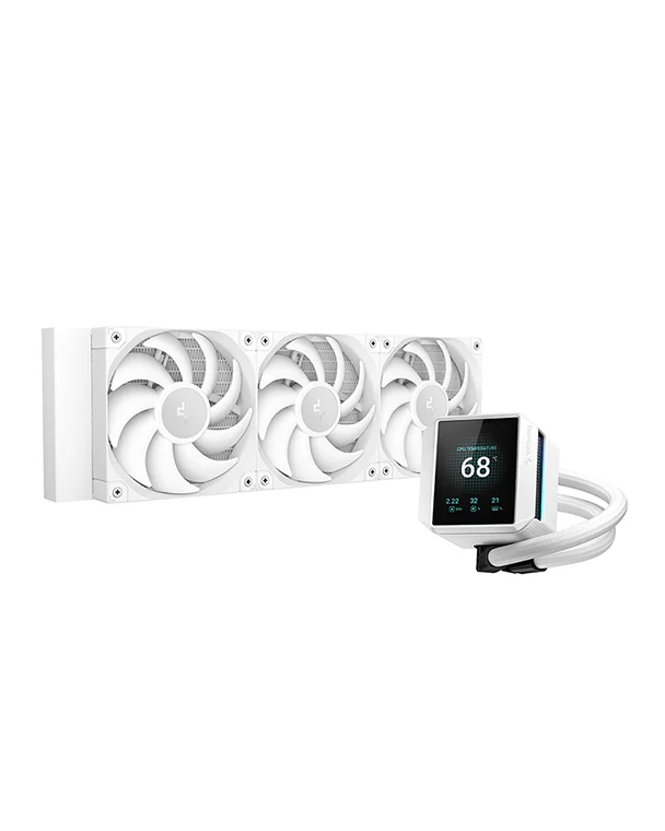 DEEPCOOL MYSTIQUE 360 ARGB LCD Screen Cooler مبرد مائي ابيض