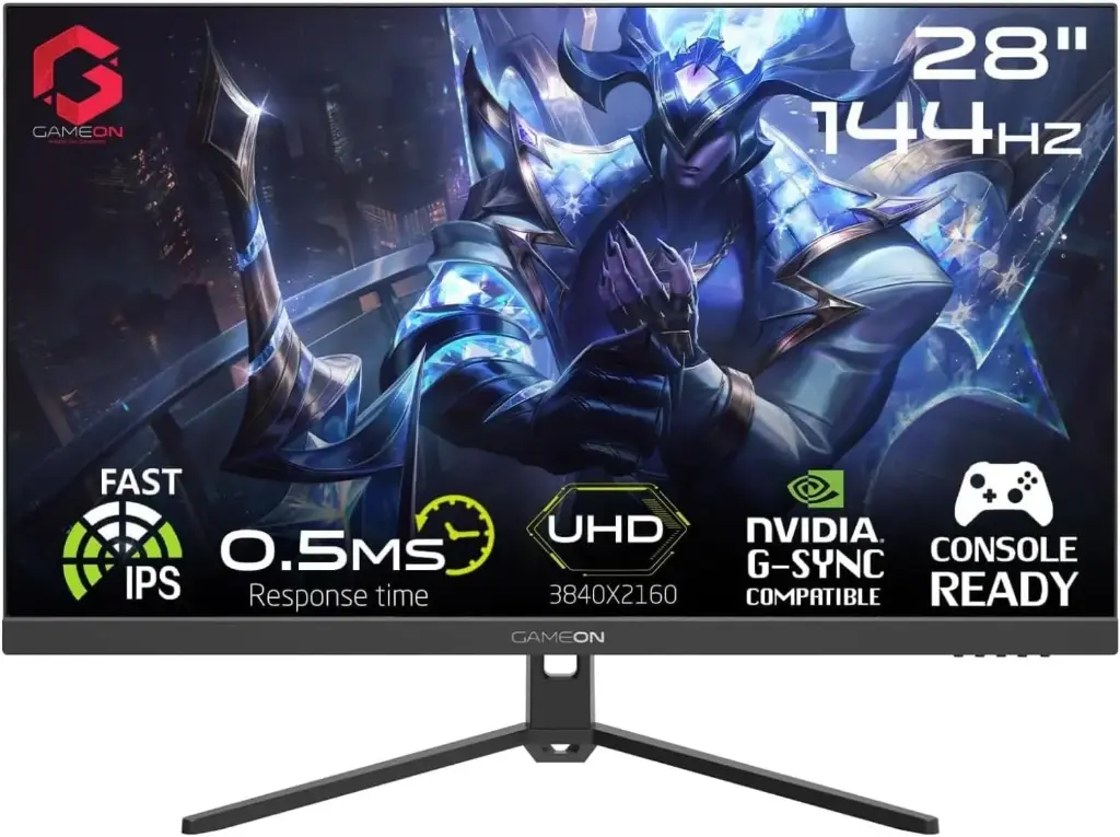 GAMEON ( 28 IPS - 4K - 144Hz - 2.1HD ) شاشه 