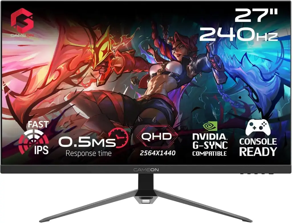 GAMEON MONITOR ( 27 - Fast IPS - 240Hz - 0.5Ms - HDMI 2.1) شاشه 