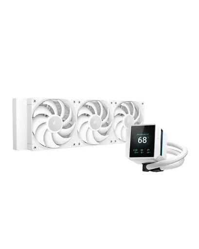 DEEPCOOL MYSTIQUE 360 ARGB LCD Screen Cooler مبرد مائي ابيض