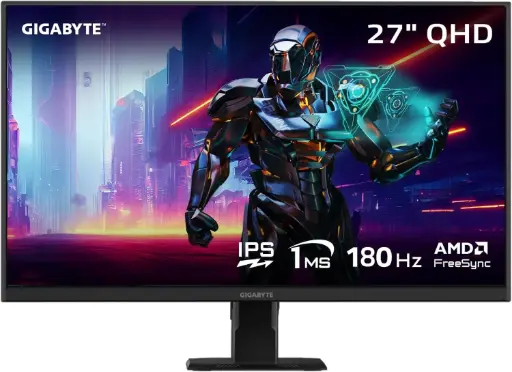 GIGABYTE ( 27 IPS - 2K - 180Hz - 1Ms شاشه  