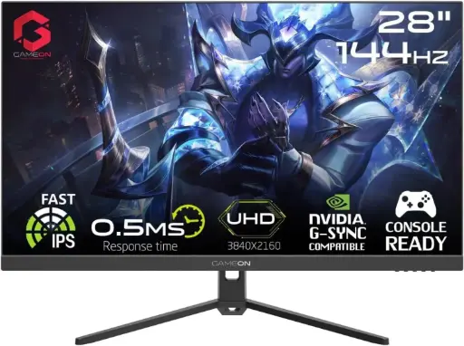 GAMEON ( 28 IPS - 4K - 144Hz - 2.1HD ) شاشه 